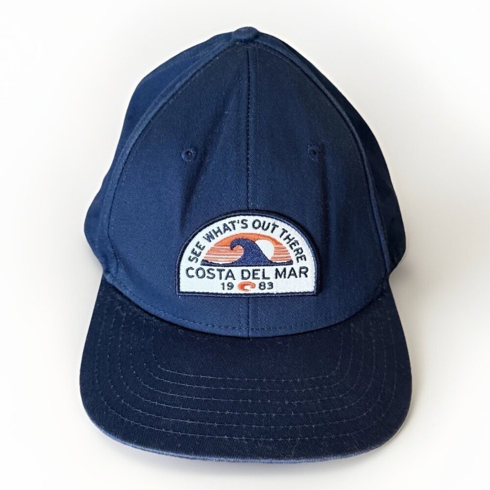 Costa Del Mar Maverick Cap / Hat Mens Navy Snapback - See What’s Out There 1983